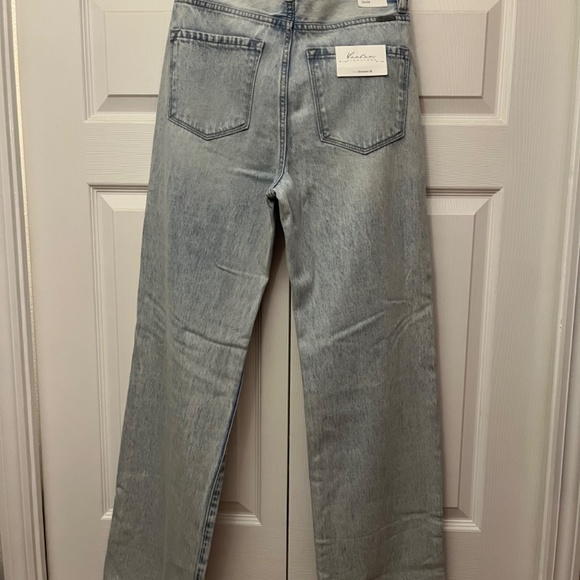 Kan Can Signature High Waisted Wide Leg Jean - Picture 3 of 8